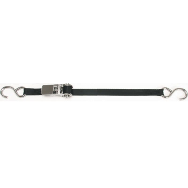 BoatBuckle F12598 Stainless Steel Ratchet Gunwale Tie-Down 1" x 18'