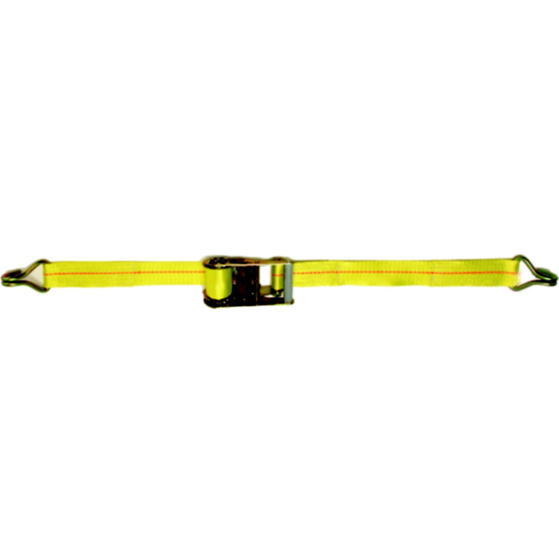 CargoBuckle Ratchet Strap with Double J-Hooks 2" x 20'