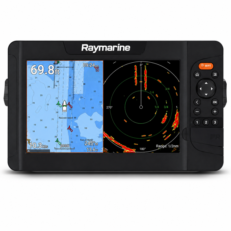 Raymarine Element 9" – Touchscreen Chartplotter | HyperVision Sonar Ready | North America | RAY-E70533-00-102
