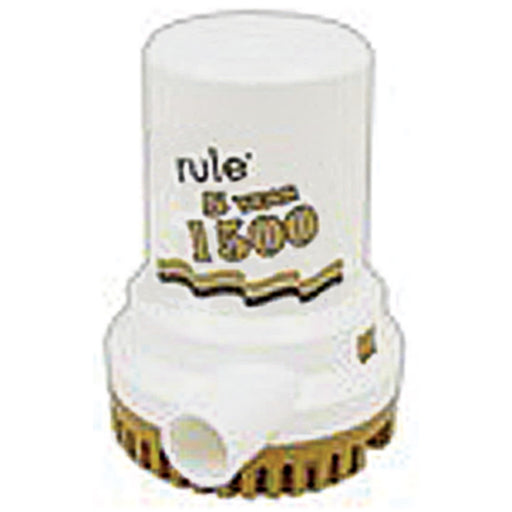 Rule Gold Series 1500 GPH High Capacity Bilge Pump, 12V