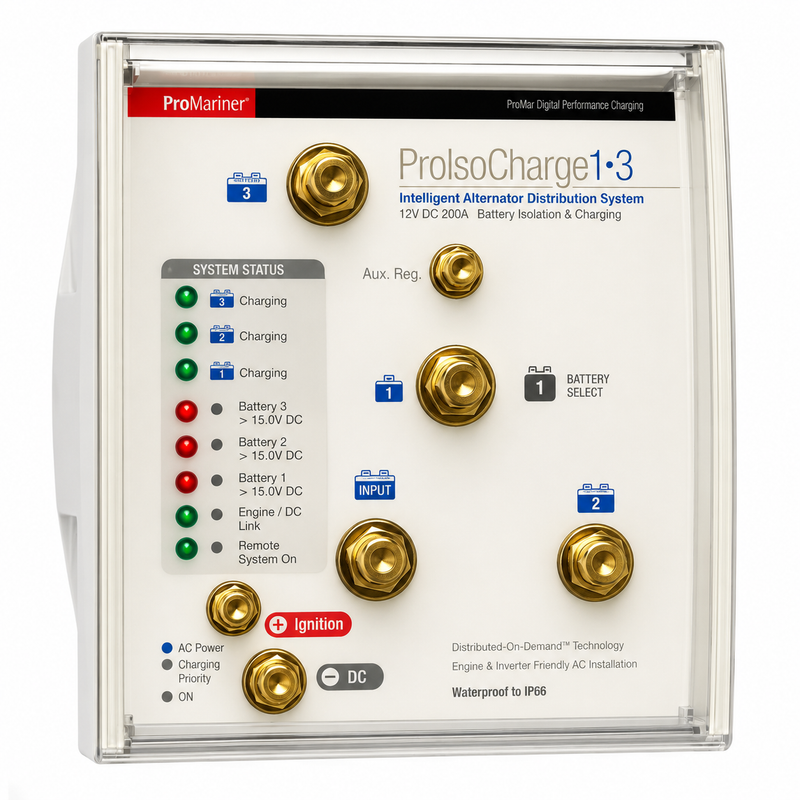 ProMariner - Pro IsoCharge 3-Bank - 23125