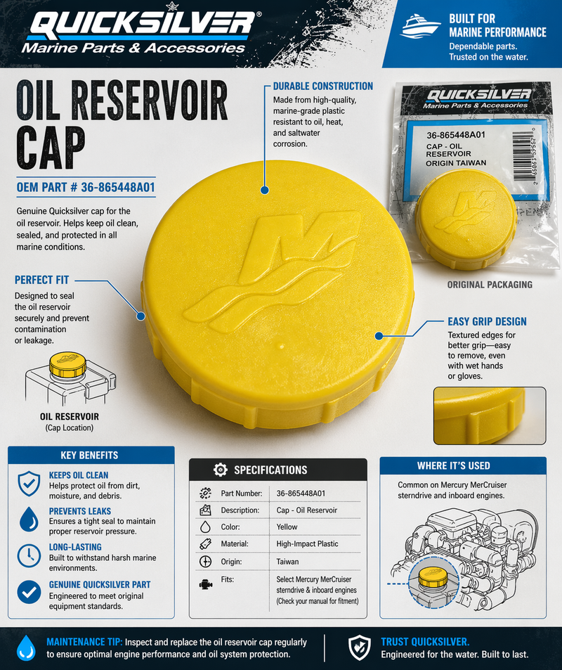 Mercury Cap-Oil Reservoir 865448A01