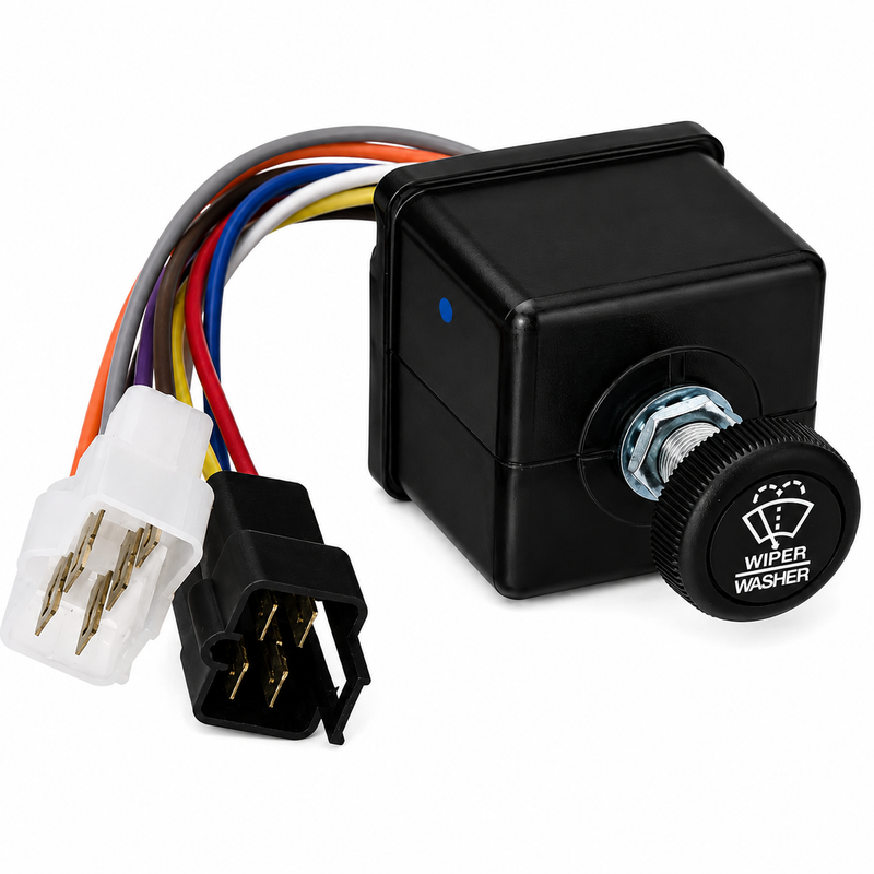Cole Hersee 12V 4-Position Dual Wiper Switch – No-Park