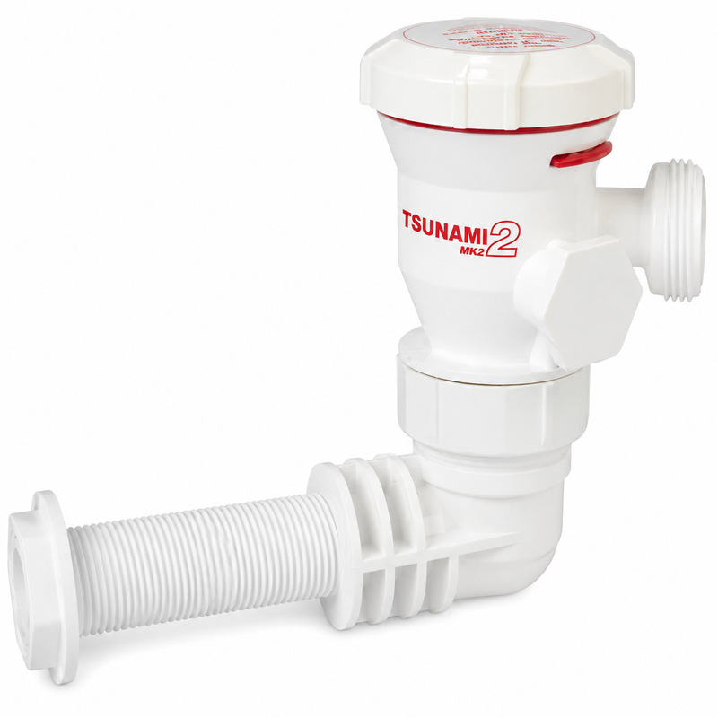 Attwood Tsunami MK 2 Cartridge Aerator Pump – 90° Inlet | 56544