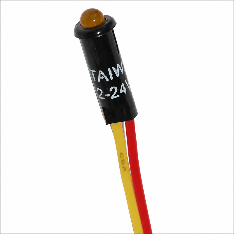 Blue Sea Systems LED Indicator Light Amber 11/64 in 12V - BSS-8033