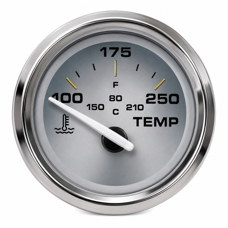 Faria Beede Kronos Water Temperature Gauge 100–250°F | 2" | FAR-19003