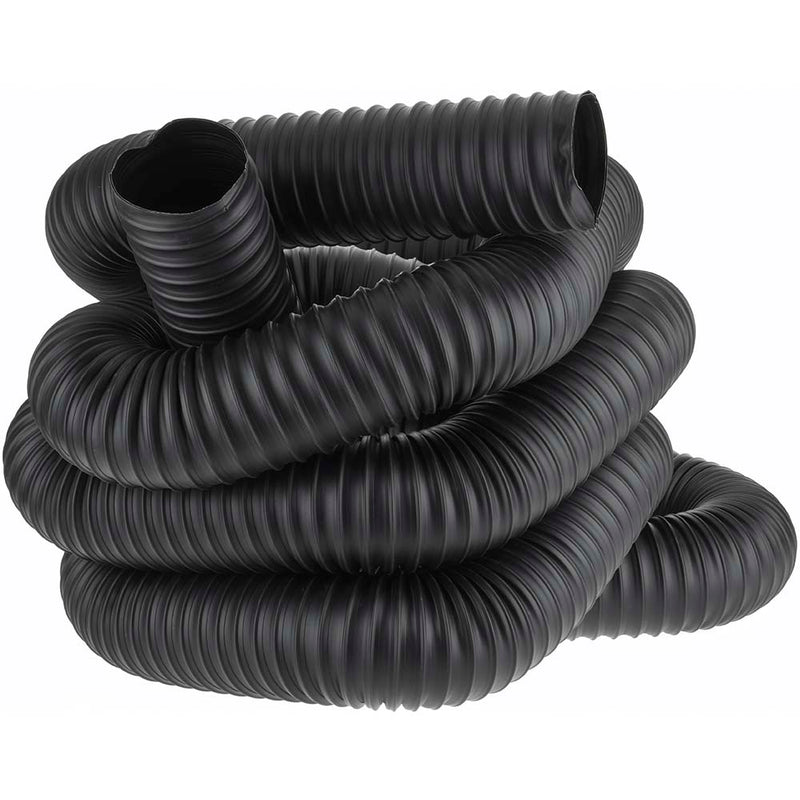 Black Heavy-Duty Vinyl Blower Hose 3" | SHI-420-3