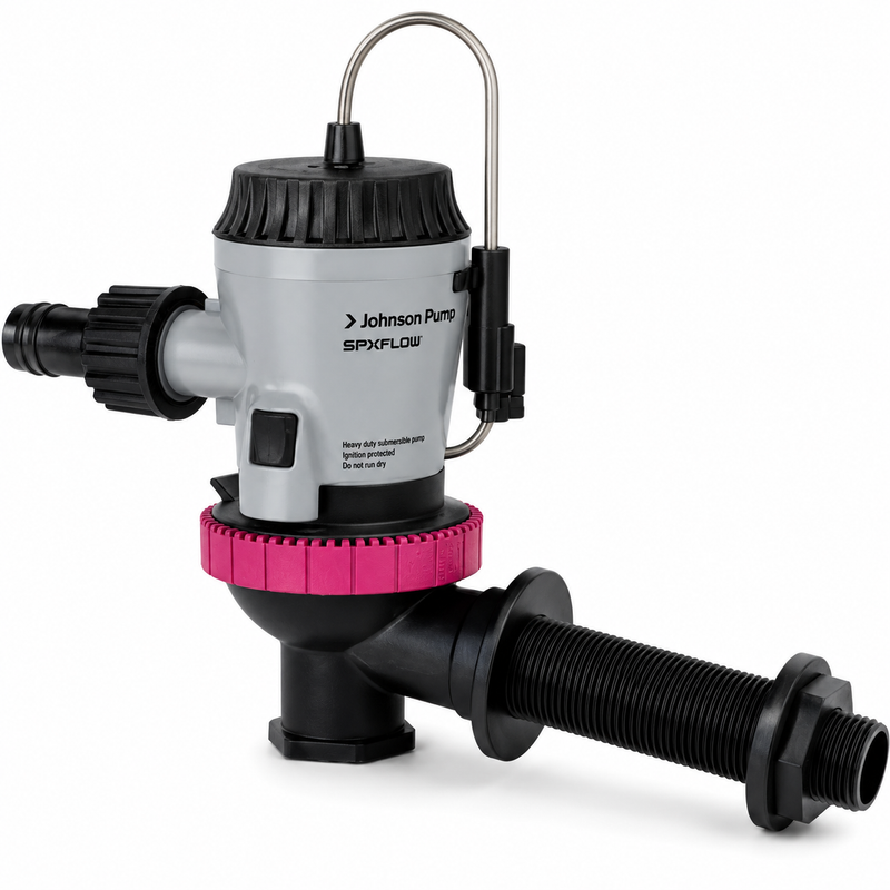 Johnson Pump 101365001 Aqua O2 Twinport Cartridge Aerator Pump, 800GPH