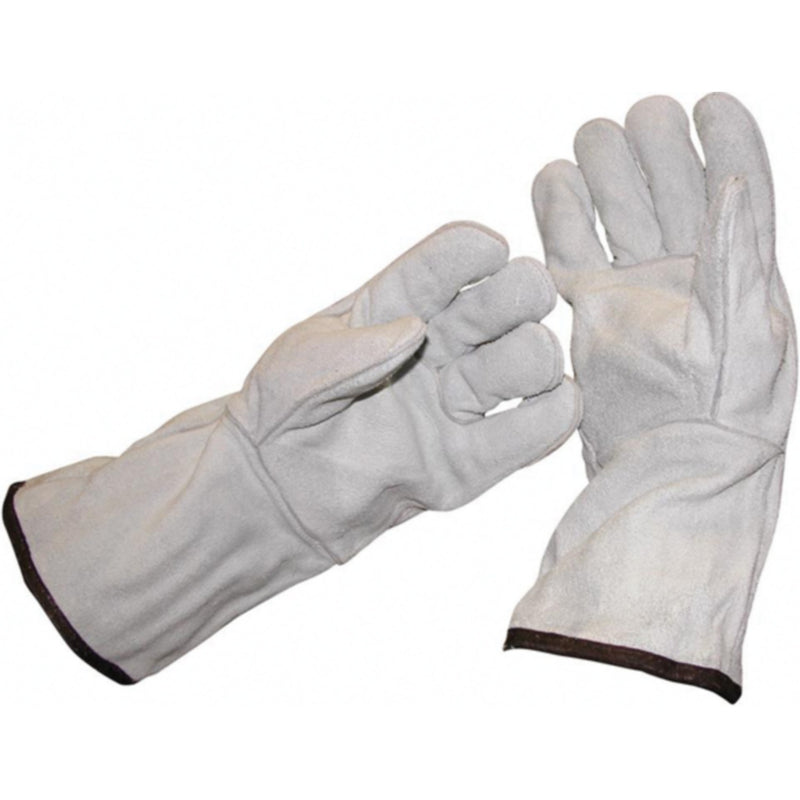 Long Cuff Leather Safety Gloves