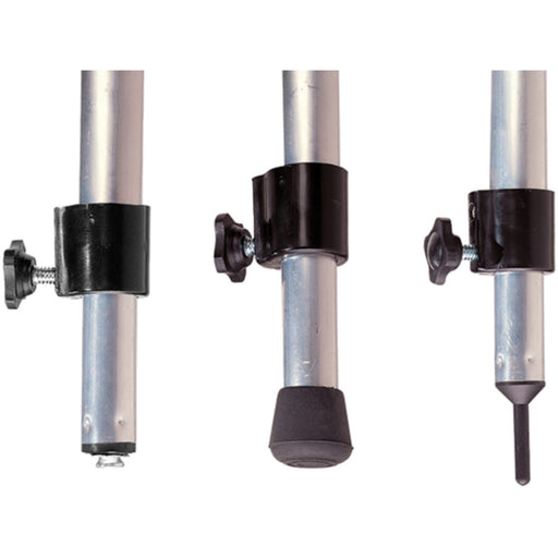 Taylor 11992 Super Support Pole w/Canvas Snap, Grommet Tip & Plain End Cap, 36"-64"