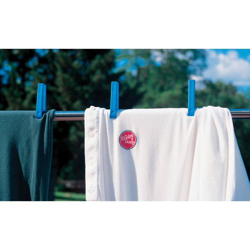 Taylor Plastic Clothes Claws Boaters' Clothespins Fits 7/8 or 1" Tubular Railings (4 per Pack)