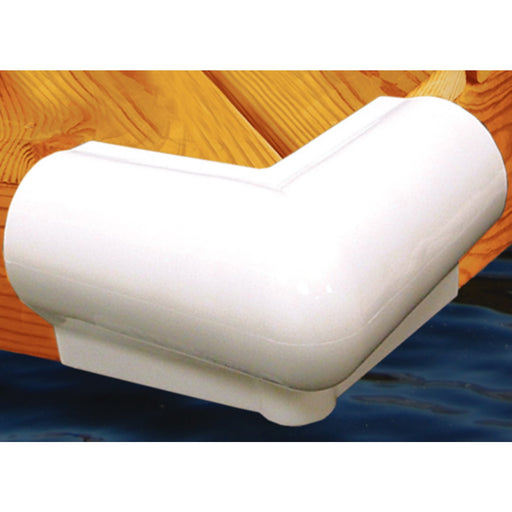 Taylor 90° Vinyl Corner Bumper 6" x 6" - White