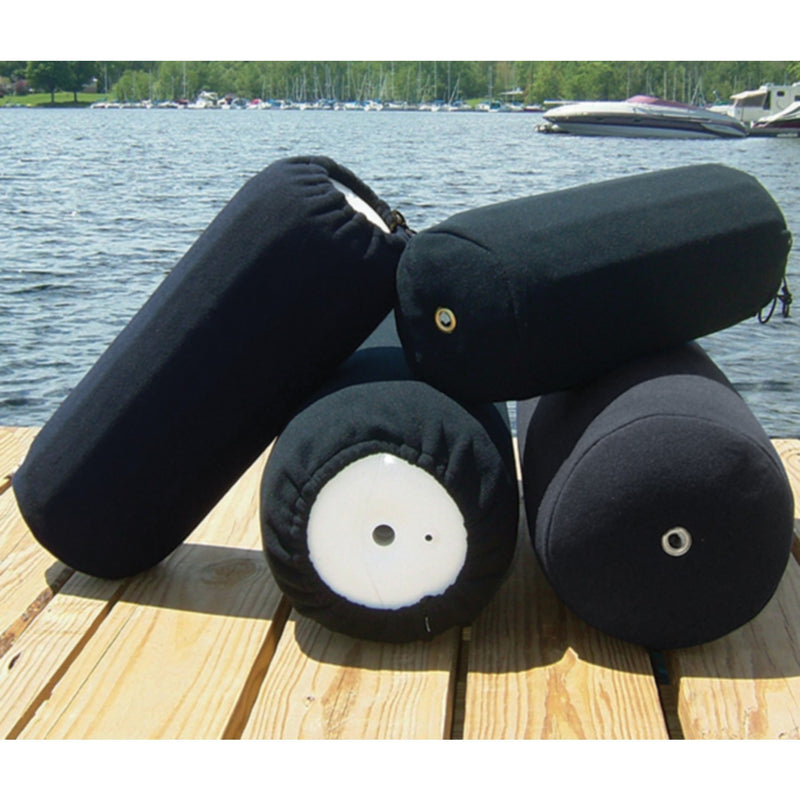 Taylor 9036 Fleece Fender Boots for Center Rope Tube Fenders, 10" x 26", Navy