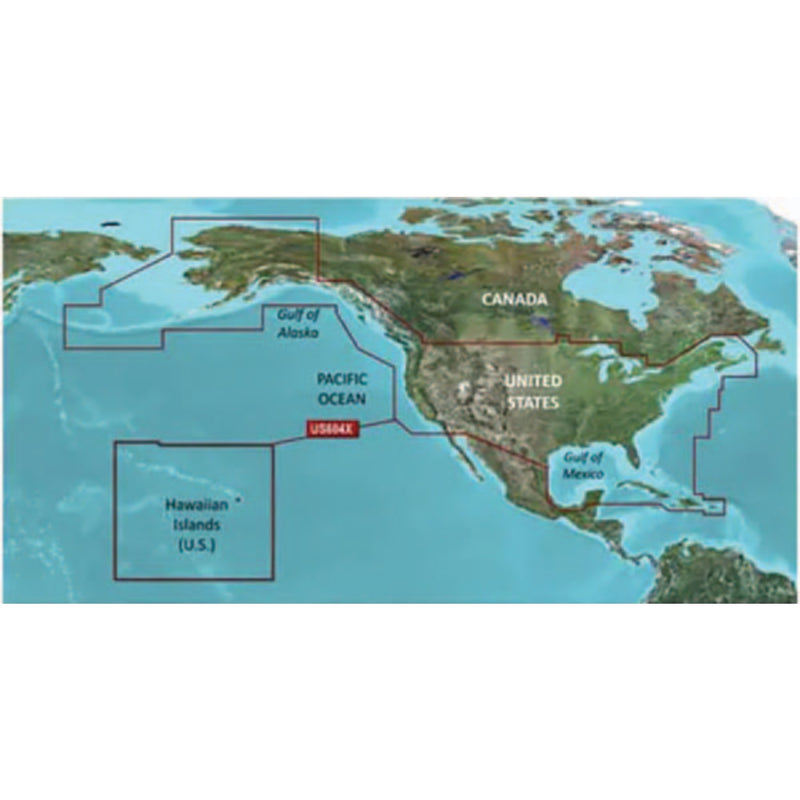 Garmin 0101080091 Bluechart® G3 Updates For Garmin With Pre-Loaded Charts, Western Canada Coastal Charts, microSD™/SD™