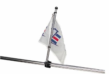 Stainless Steel Rail-Mount Flag Holder 17" (SED-327122-1)