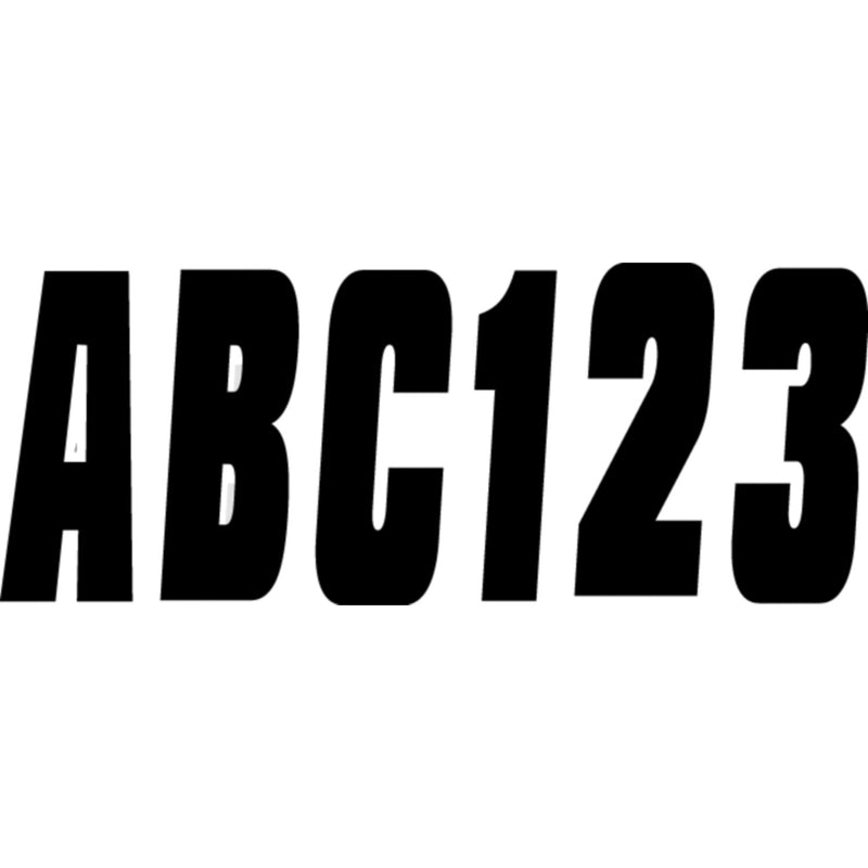 Hardline Series 350 Registration Kit, Solid Color Font (Includes 4 Sets of 3" A-Z, 0-9)
