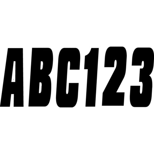 Hardline Series 350 Registration Kit, Solid Color Font (Includes 4 Sets of 3" A-Z, 0-9)