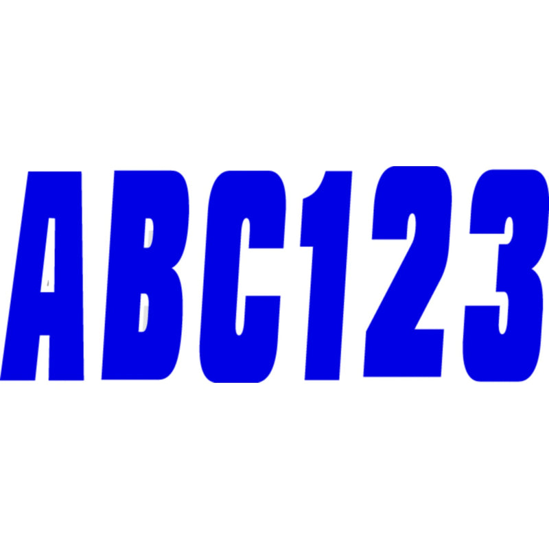 Hardline Series 350 Registration Kit, Solid Color Font (Includes 4 Sets of 3" A-Z, 0-9)
