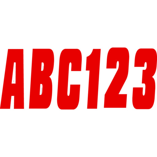 Hardline Series 350 Registration Kit, Solid Color Font (Includes 4 Sets of 3" A-Z, 0-9)