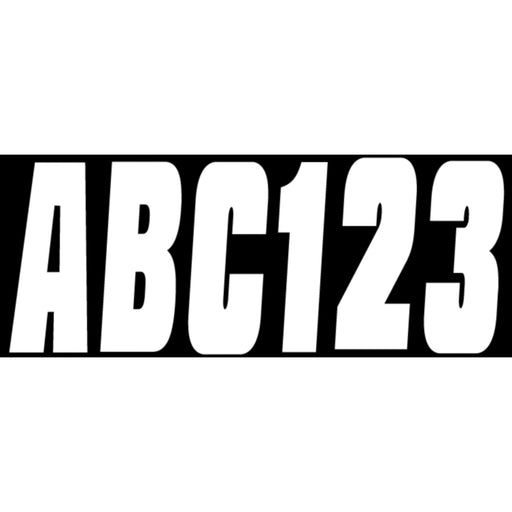 Hardline Series 350 Registration Kit, Solid Color Font (Includes 4 Sets of 3" A-Z, 0-9)