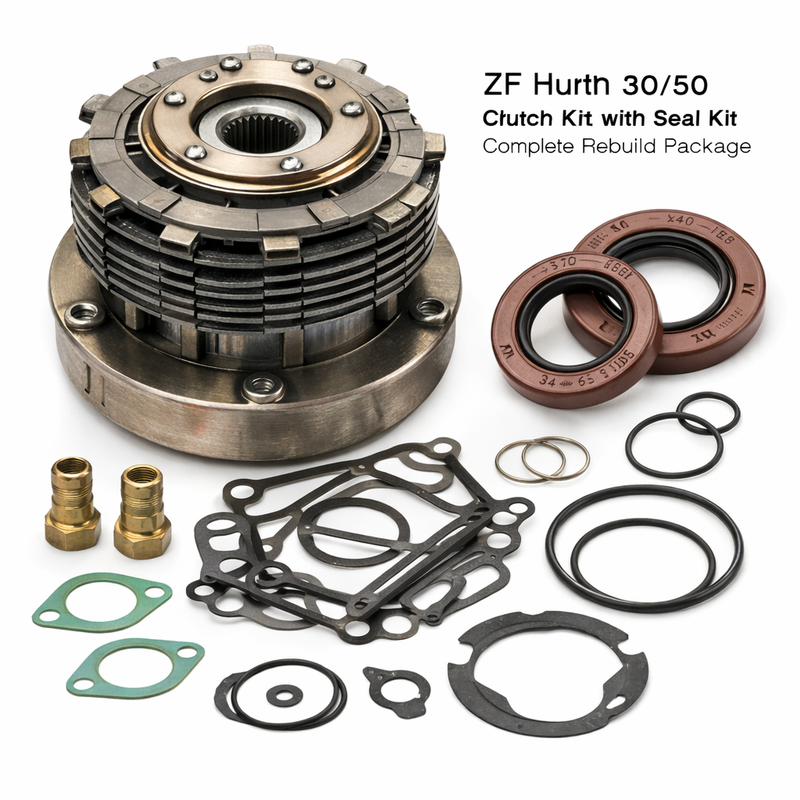 ZF Hurth 30/50 Clutch Kit with Seal Kit - Complete Rebuild Package