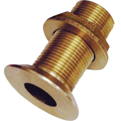 Groco FTH Bronze Flush Thru-Hull With Nut