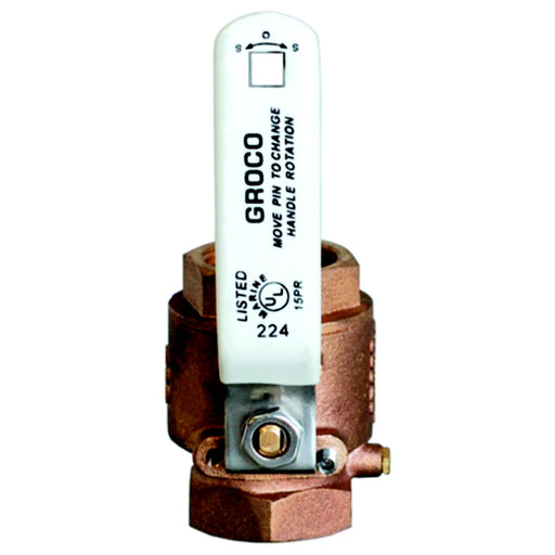 Groco IBV2000 Bronze Full-Flow In-Line Ball Valve