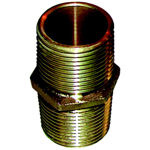 Groco PN750 Bronze Pipe Nipple, 3/4" NPT