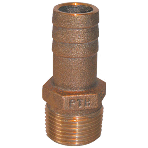 Groco PTH Bronze Standard Flow Pipe-To-Hose Adapter With NPT Thread