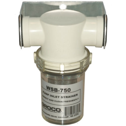 Groco WSB750 Fresh-Water Pump Strainer With Stainless Steel Basket 3/4"