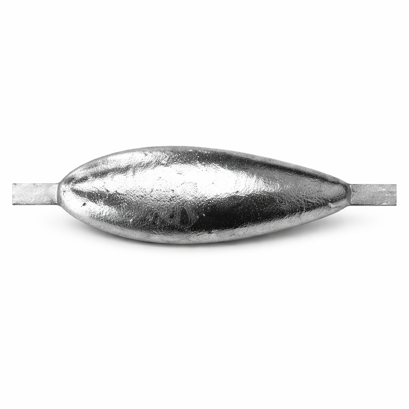 Martyr Zinc Teardrop Hull Anode Aluminum Strap 9x3in CMT-ZTSAZ