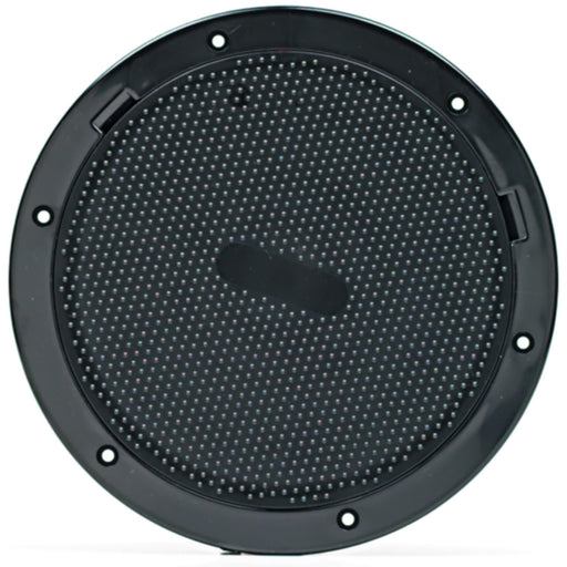 Beckson Pry-Out Deck Plate With Standard Trim Ring, Dimple Center