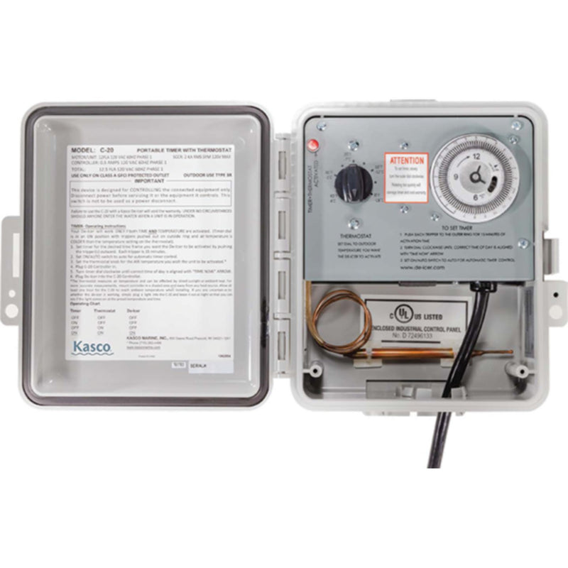 Kasco 120350 C20 De-Icer Timer, Thermostat and Controller