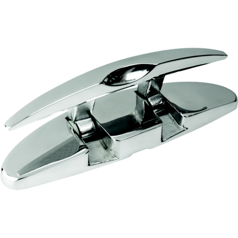 SeaDog 0411151 Oval Folding Cleat w/ Hidden Hex Bolts, Polished SS
