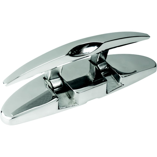SeaDog 0411151 Oval Folding Cleat w/ Hidden Hex Bolts, Polished SS