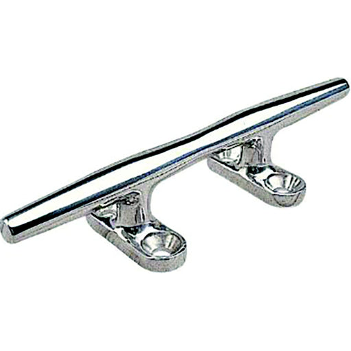 Sea-Dog 0416081 Cleat, Stainless Open Base, , A:8" , B:1-1/2", C:2-13/16", D:1-3/8",1/4" FH