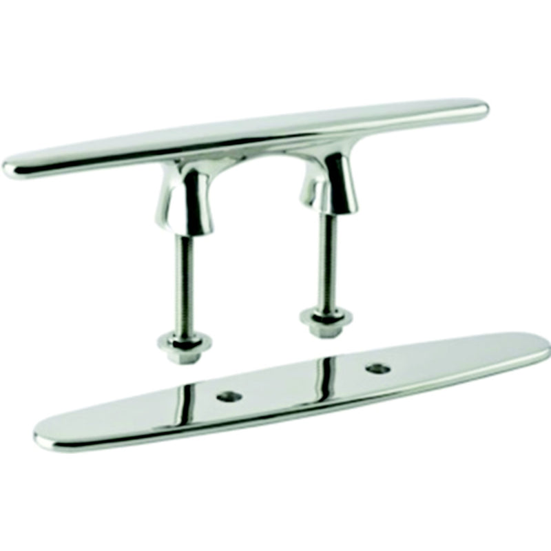 Sea-Dog 041856 Arch Stud Mount Stainless Steel Cleat, 6"