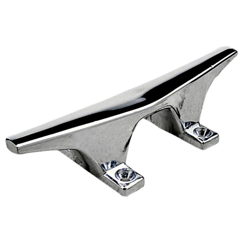 Sea-Dog 0441041 4-Hole Cleat, Chrome Zinc, 4-1/2", Carded