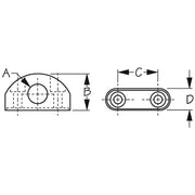 Fairlead 5/8" Nylon