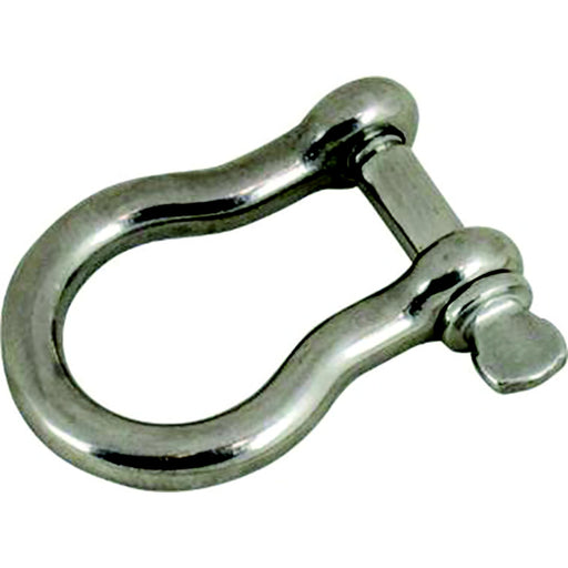 Seadog 1470581 5/16" Stainless Steel Bow Shackle, Carded, A:5/16", B:11/16", C:1-1/8", D:1-7/16"
