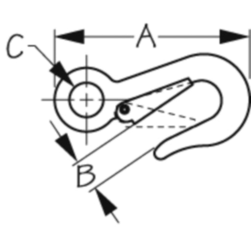 Mooring Snap - Plated Steel