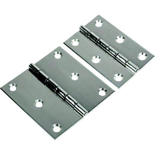 Sea-Dog 2010801 Stainless Butt Hinge, A: 2" B:1" C:1", D:3" E: 1/16", #8 FH