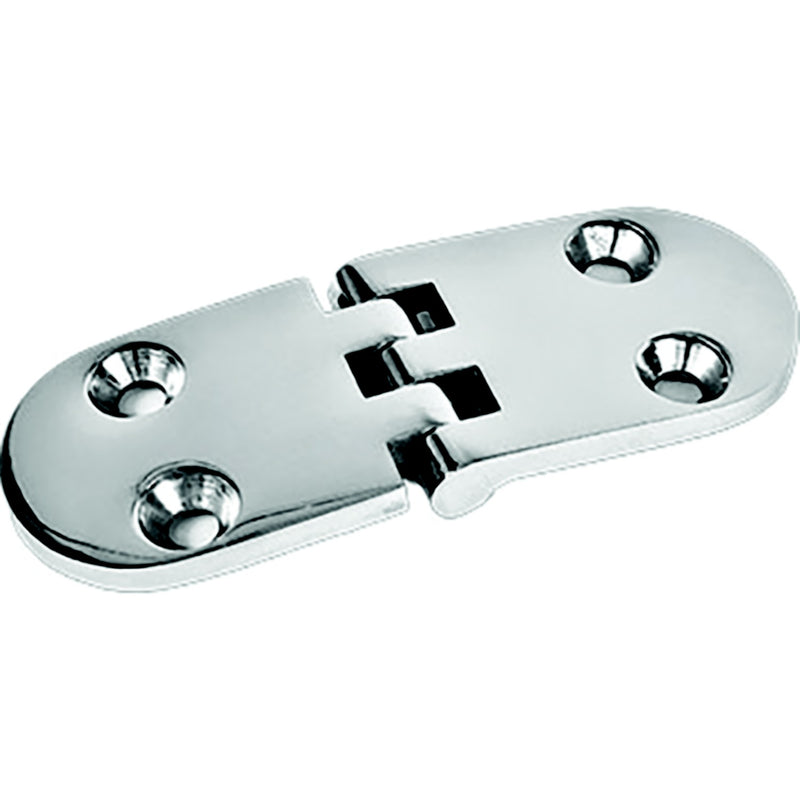 Sea-Dog 2054611 Flush Round Door Hinge, A= 3-1/4", B=1-5/8", C=1-5/8", D=1-3/16", E= 3/16", #10 FH Weight= .16/ .32