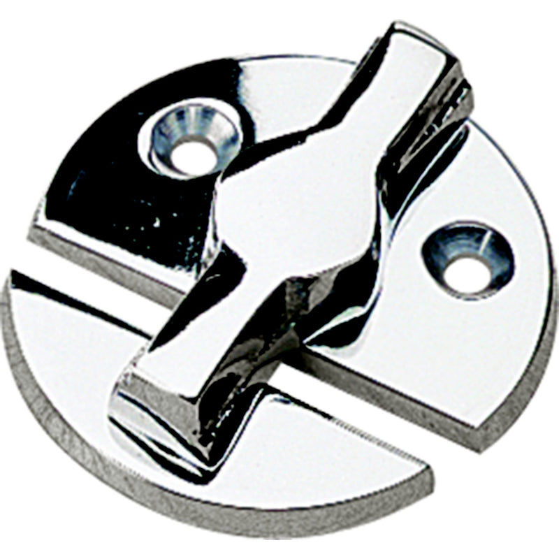 Sea-Dog 2223601 Door Stop Button, A=1-3/16" , B=1/2" C=1", D=1-3/4", E= 1-11/16" Chrome