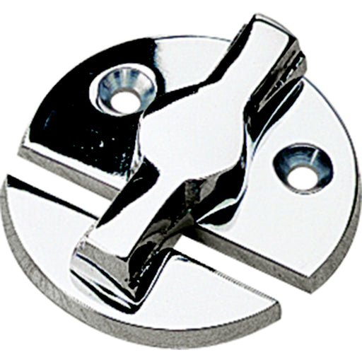 Sea-Dog 2223601 Door Stop Button, A=1-3/16" , B=1/2" C=1", D=1-3/4", E= 1-11/16" Chrome