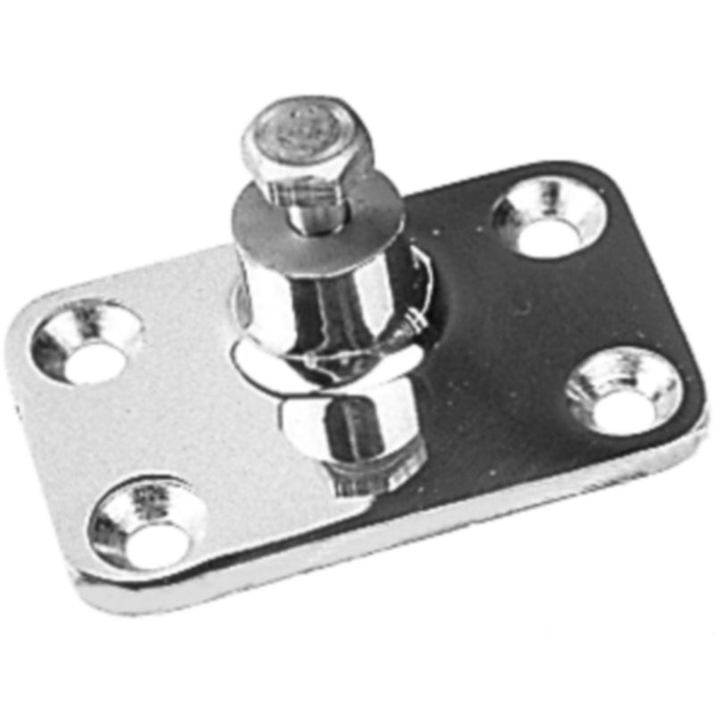 Side Mount Deck Hinge, 4-Hole Stainless. Each