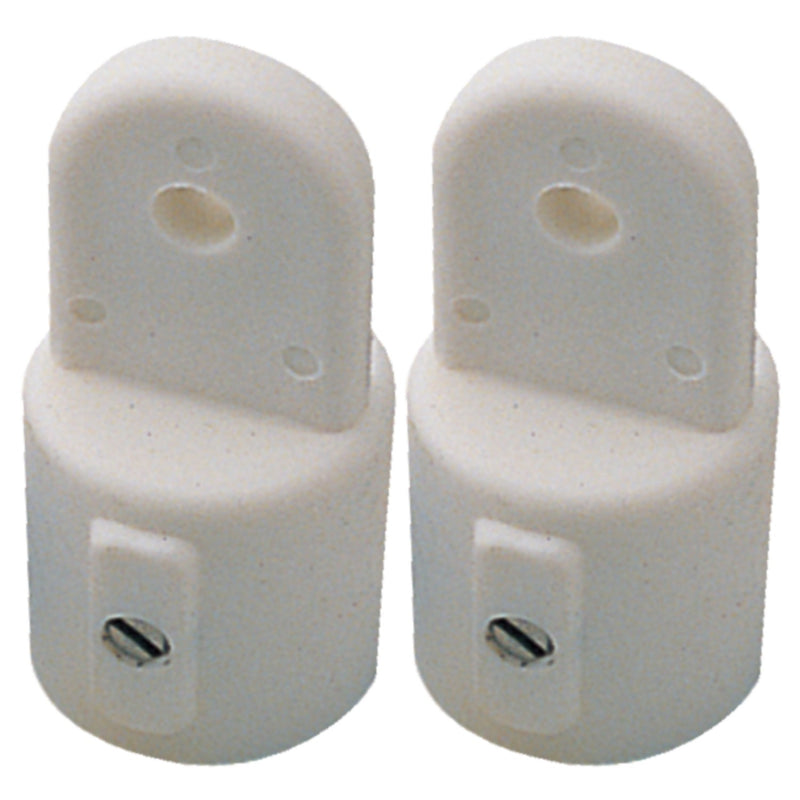 Sea-Dog 2731011 External Eye End, 7/8" White, Pair