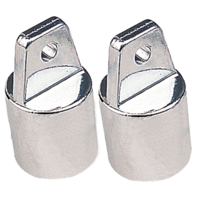 Sea-Dog 2761001 External Eye End, 7/8" Chrome Zinc, Pair