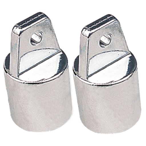 Sea-Dog 2761001 External Eye End, 7/8" Chrome Zinc, Pair