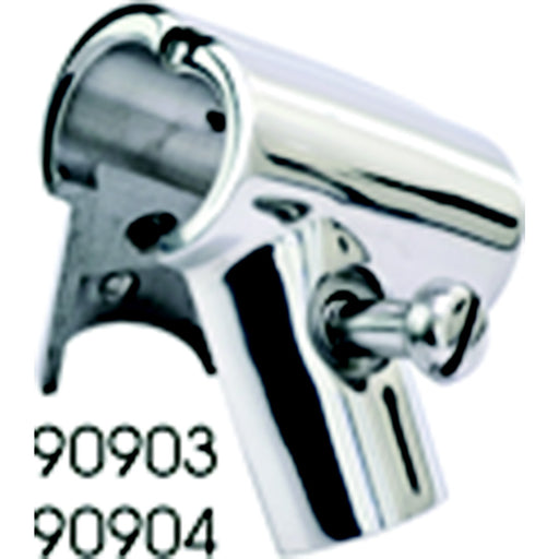 SeaDog 2909031 90° Tee, Hinged, 7/8", 316 Stainless
